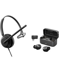 EPOS IMPACT 730T Bundle, Headset (Mono, Headband, incl. GTW 270 Series In-Ear Headphones)