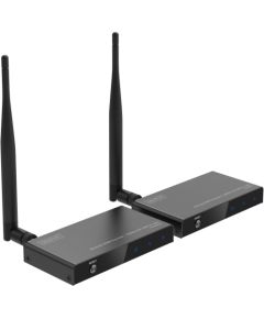 Digitus Wireless Video Extender/Splitter Set HDMI > HDMI, 100 meters, HDMI extension (black, transmitter unit + receiver unit)