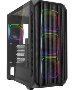 Sharkoon AK5M RGB, tower case (black, tempered glass)