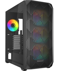 Sharkoon AK3 RGB, tower case (black, tempered glass)