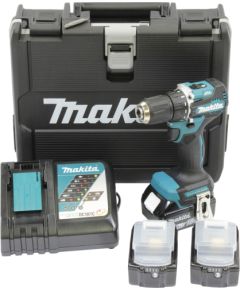 Makita Cordless Drill DDF487RFE3, 18Volt (blue/black, 3x Li-Ion battery 3.0Ah, case)