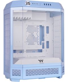 Thermaltake The Tower 600 , Tower Case (light blue, Tempered Glass x 3)