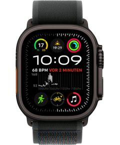 Apple Watch Ultra 2, Smartwatch (black, 49 mm, Trail Loop black S/M, titanium case, cellular)