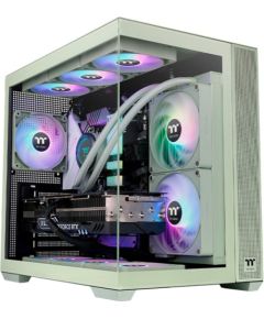 Thermaltake View 380 TG ARGB, Tower Case (Light Green, Tempered Glass x 2)
