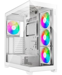 Xilence XILENT Gleam, tower case (white, tempered glass)