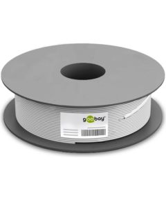 goobay network cable Cat.6, U/UTP (grey, 100 meters, flexible)
