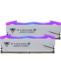 Patriot DDR5 - 32GB - 6400 - CL - 32 (2x 16 GB) dual kit, memory (black, PVXR532G64C32KM, Viper Xtreme 5 MPower RGB, INTEL XMP)