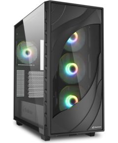 Sharkoon Rebel C80G RGB, tower case (black, tempered glass)