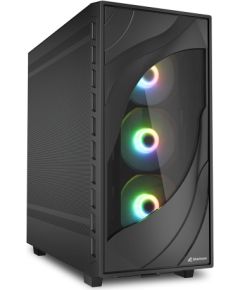 Sharkoon Rebel C80M RGB, tower case (black)
