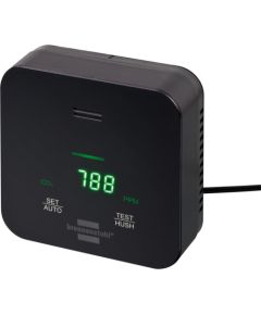 Brennenstuhl CO2 measuring device C2M L 4050, CO2 measuring device (black, CO2 traffic light and acoustic alarm)