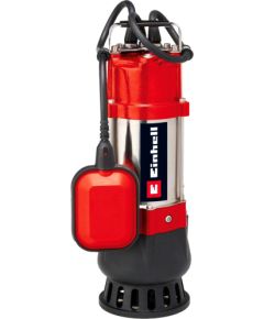 Einhell dirty water pump GC-DP 5010 G, submersible / pressure pump (red/stainless steel, 500 watts)