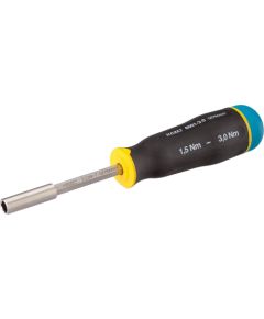 Hazet torque screwdriver 6001-3.0/3, 1/4 (black/blue, 1 - 6 Nm, 1/4 bit holder)