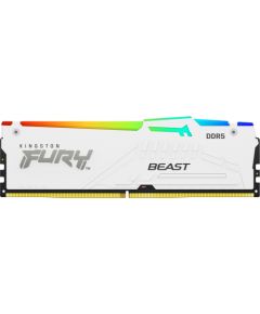 Kingston FURY 32 GB DDR5-5600, memory (white, KF556C40BWA-32, Beast RGB, XMP)