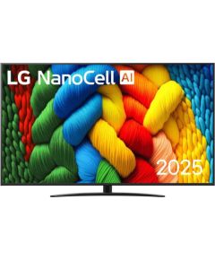 LG 75NANO81A3A 75" UHD NanoCell AI Smart TV Televizors
