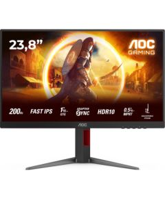 AOC G4 24G4HA computer monitor 60.5 cm (23.8") 1920 x 1080 pixels Full HD LED Black, Red