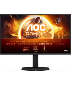 AOC G4 25G4SXU computer monitor 62.2 cm (24.5") 1920 x 1080 pixels Full HD LED Black, Grey