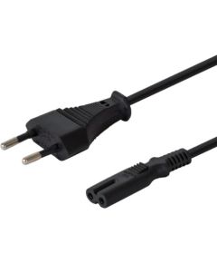 SAVIO Power cable (M) 2pin, 1.2m CL-97
