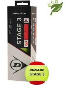 Tennis balls DUNLOP STAGE 3 RED 3-box ITF