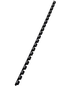 Leitz 35040, Black, 25 sheets, Plastic, A4, 6 mm, 6 mm