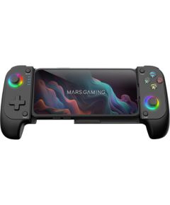 Mars Gaming MGPX 2in1 Spēļu kontrolieris priekš telefoniem līdz 6,8" Bluetooth/USB (PS4, PS3, Android, iOS)