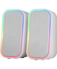 Mars Gaming MSOMW USB DSP Stereo sistēma datoram 20W / RGB / Bluetooth 5.3