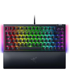 Razer BlackWidow V4 75% Mehāniskā Spēļu Tastatūra / Melna