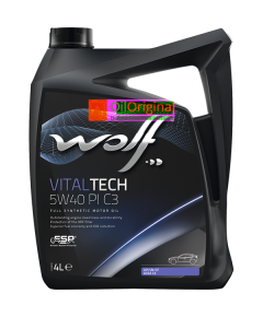 Wolf VITALTECH 5W40 PI 4L API SN/CF, ACEA C3-16