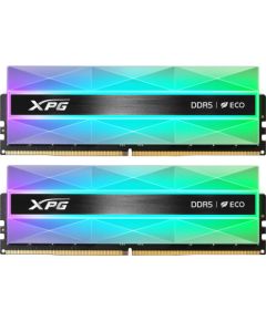 ADATA DDR5 - 32GB - 6000 - CL - 30 (2x 16 GB) dual kit, memory (silver, AX5U6000C3016G-DCLANRSG, Lancer Neon RGB, INTEL XMP, AMD EXPO)