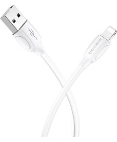 USB кабель Borofone BX19 USB-A to Lightning 1.0m белый