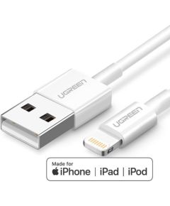 USB cable Ugreen US155 MFi USB to Lightning 2.4A 1.5m white