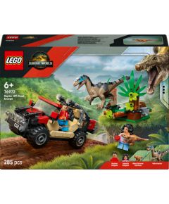 LEGO Jurassic World Ucieczka terenówką przed raptorem (76972)