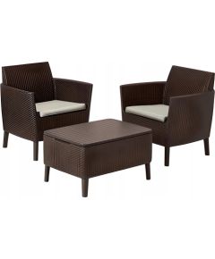 Gardena Garden furniture set Salemo Balcony Set brown 8711245158655