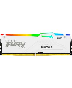 Kingston DDR5 - 64GB - 6000 - CL - 30, single (white, KF560C30BWEA-32, FURY Beast RGB, INTEL XMP, AMD EXPO)