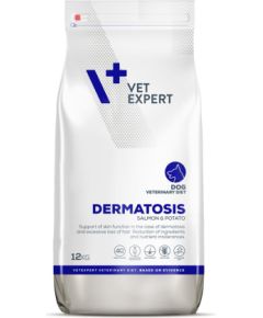 VET EXPERT Veterinary Diet Dermatosis Dog Salmon & Potato - dry dog food - 12 kg