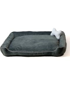 GO GIFT Lux graphite - pet bed - 95 x 70 x 9 cm