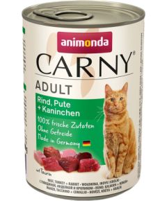 ANIMONDA Carny Adult Beef, turkey, rabbit - wet cat food - 400g