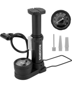 Rockbros 42610002001 Bicycle floor pump with pressure gauge Black