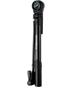 Rockbros 42310006001 Bicycle hand pump with pressure gauge Black
