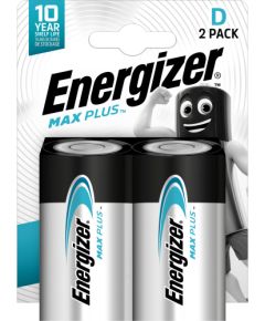 Sārmu baterija LR20 (D) EP93 1,5V 18000mAh MAX plus Energizer 2 gab. blisteris