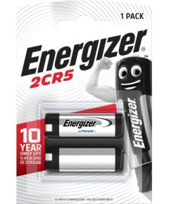 Energizer Litija baterija 2CR5 (EL2CR5, DL245) 6V 1500mAh ENERGIZĒRS