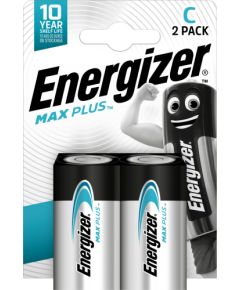 Sārmu baterija LR14 (C) 1,5 V MAX plus Energizer 2 gab. blisterī