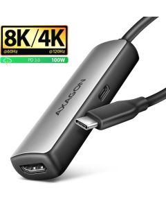 I/O ADAPTER USB-C TO HDMI/0.16M RVC-HI8KPD AXAGON
