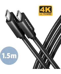 CABLE USB-C TO USB-C 1.5M 100W/BLACK BUCM32-CM15AB AXAGON