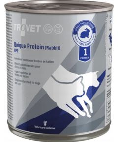 Trovet Trovet Unique Protein UPR Królik dla psa i kota puszka 800g