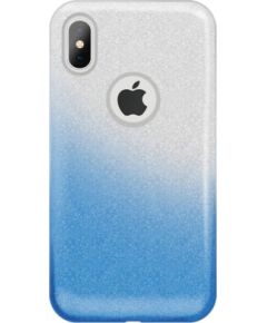 iLike Huawei  Y5 2018 / Honor 7S Gradient Glitter 3in1 case Blue
