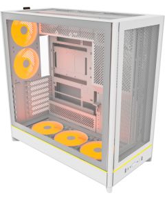 Montech HS01 PRO, tower case white, tempered glass