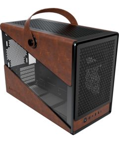 Montech Heritage, tower case (black/brown, tempered glass)