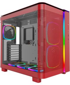Montech KING PRO 95 , Tower case (red, Tempered Glass x 2)