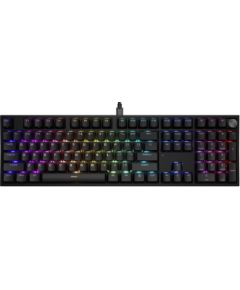 Klaviatūra Genesis Thor 404 Black Gateron Yellow Pro