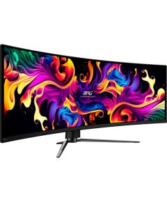 MSI MPG 491CQPXDE QD-OLED - 49 - black, DQHD, curved, USB hub, USB-C, 240Hz panel